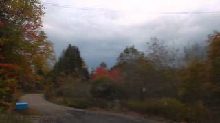 preview picture of video 'A bit of Fall Colour - near Baddeck, NS'