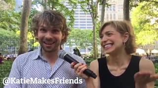 KATIE MAKES FRIENDS WITH SAM GILROY video