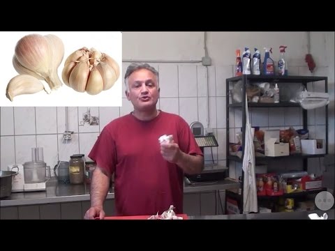 Knoblauch einfachste schnellste beste Methode Garlic peeled