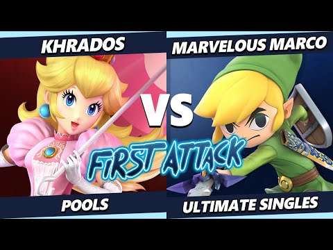 First Attack 2025 - Khrados (Peach) Vs. Marvelous_Marco (Toon Link) Smash Ultimate - SSBU
