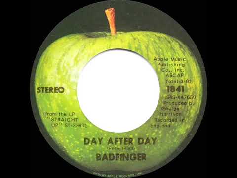 1972 HITS ARCHIVE: Day After Day - Badfinger (a #1 record--stereo 45)