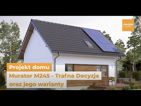 Idealny dom dla rodziny 2+3 Projekt M245- Trafna decyzja | Murator PROJEKTY