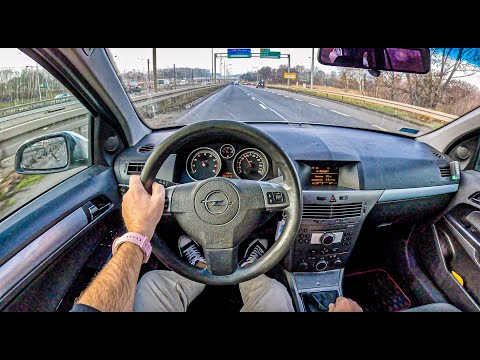 2005 Opel Astra H Wagon | 1.6 Ecotec 105 HP | POV Test Drive #2636 | Joe Black