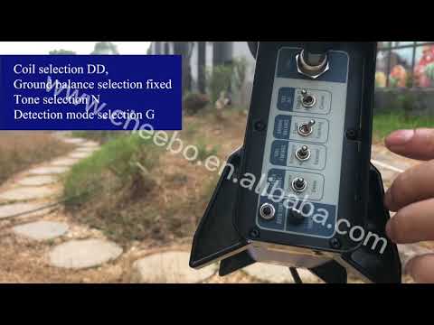 GDX8000  Gold Seekers metal detector power up