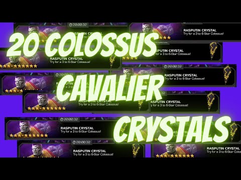 20 Colossus Cavalier Crystals