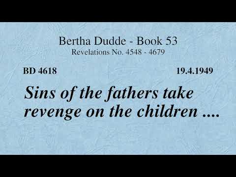 BD 4618 - SINS OF THE FATHERS TAKE REVENGE ON THE CHILDREN ....