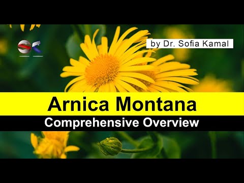 Arnica Montana Main Symptoms and uses in Homeopathy | Homeopathic Medicine By Dr. Sofia Kamal
