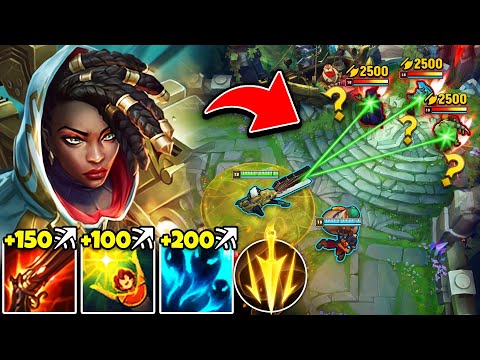 I broke the Attack Range RECORD with this Senna build (ATTACK THEM IN FOUNTAIN)