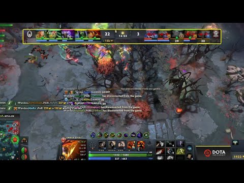 "3-22 score" Gaimin Gladiators stomped 9pandas called GG 14 mins