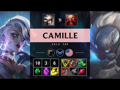 Camille Top vs Gragas: Rampage - NA Diamond Patch 25.S1.1
