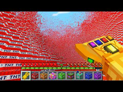 Minecraft but there's Infinity TNT