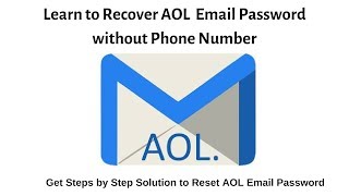 Learn How to Recover|Reset|Change AOL Email Password
