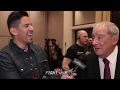 BOB ARUM "MAYWEATHER KNOWS TANK DAVIS IS NOT READY FOR LOMACHENKO!"