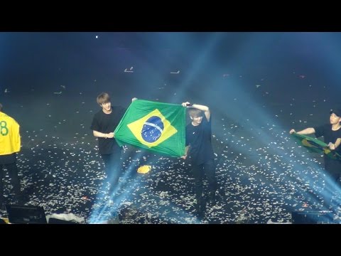 170320 BTS The Wings Tour in Brazil Fancam Part 18 - 둘! 셋! (그래도 좋은 날이 더 많기를) + Spring Day + Final