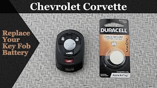 How to DIY Replace or Change a 2005-2007 Chevy Corvette Key Fob Remote Battery
