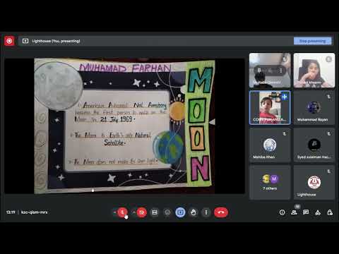 Muhammad Farhan Grade 3  Presentation Interesting Facts Regarding our Moon Part 1
