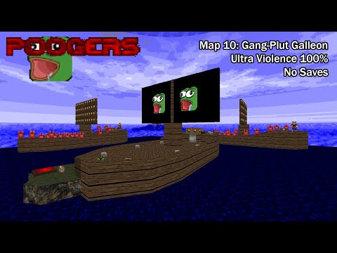 (Doom II) Poogers - Map10: Gang-Plut Galleon (UV-Max)