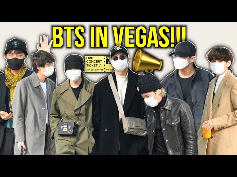 BTS IN VEGAS! HOW TO GET TICKETS! GRAMMYs! | 방탄소년단 PTD VEGAS 2022