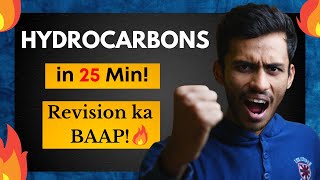 Hydrocarbon Fast ONE SHOT🔥| Full Revision in 25 Min! | Class 11 | NEET | JEE