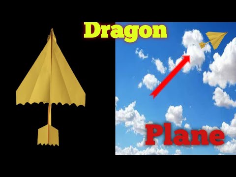 how to make paper dragon plane | how to make paper dragon airplane | #howtomake