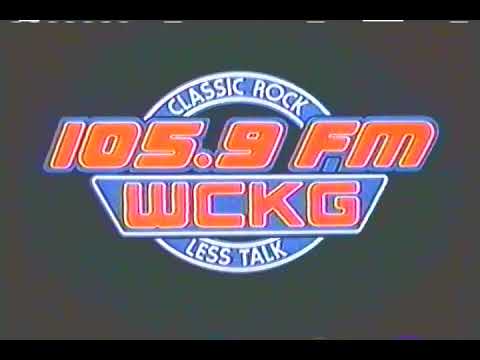 105.9 WCKG Classic Rock radio commercial 1991