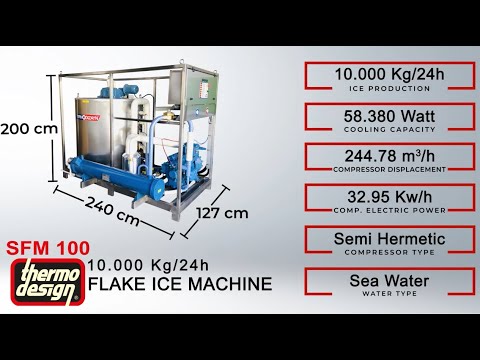 Machine à glace écailles Video 22