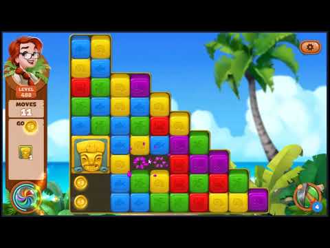 Lost Island Blast Adventure Level 488 - NO BOOSTERS 🏝️ | SKILLGAMING ✔️