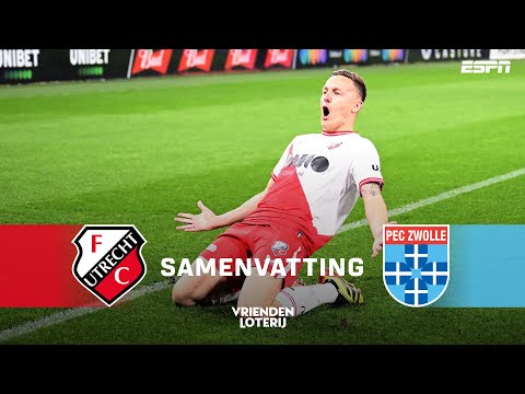 ⚽️ 6(!) DOELPUNTEN in de TWEEDE HELFT! 🔴⚪️ | Samenvatting FC Utrecht - PEC Zwolle