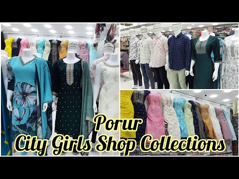 City Girls the family shop Collections | City Girls porur collection| latest city girls shop dresses