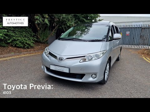 2012 TOYOTA PREVIA 2.4 LTR. PETROL 2362 CC ENGINE. AUTO 80K MILE
