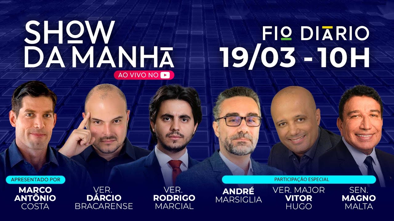 SHOW DA MANHÃ - MISTÉRIO: GLOBO DECIDE DEFENDER BOLSONARO - 19/03/2026
