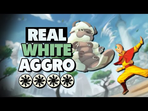 the BEST AGGRO is WHITE AGGRO! ALLIES are AWESOME | MTG Arena Avatar the last airbender