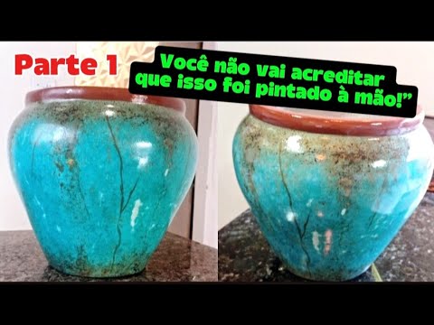 How to Paint a Vietnamese Vase | Cement Vase as a Work of Art – See the Result!” Part 1