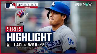 【目覚めた大谷が3戦2発、チームも3連勝でスイープ！｜シリーズプレイバック】ドジャースvsナショナルズ MLB2026シーズン 4.4-4.6