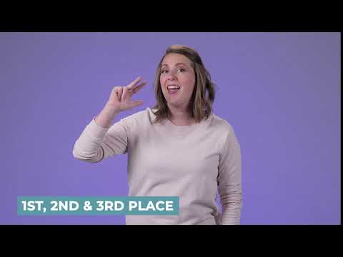 Learn How to Sign 1st 2nd 3rd Place in ASL | LearnHowToSign.org