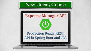 Download the video "Udemy New Course - Build Production Ready REST API in Spring Boot and JPA - Expense Manager API🔥"