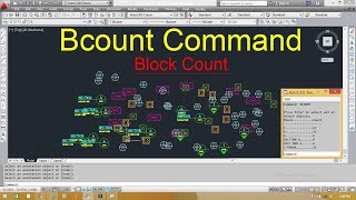 Bcount Command in AutoCAD  II Block Count II Hindi/Urdu Tutorial
