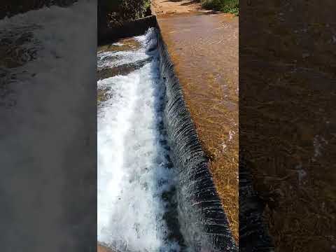 Água da transposição do Rio São Francisco PB chegando na Barragem Redondo e lil