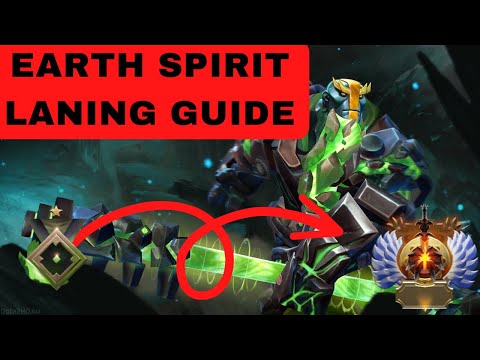 How to RANK UP with Earth Spirit -Dota 2 laning Guide