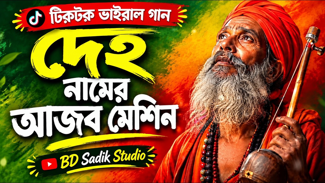 দেহ নামের আজব মেশিন | Viral Bangla Baul Song | বাংলা বাউল গান 2026 | BD Sadik Studio