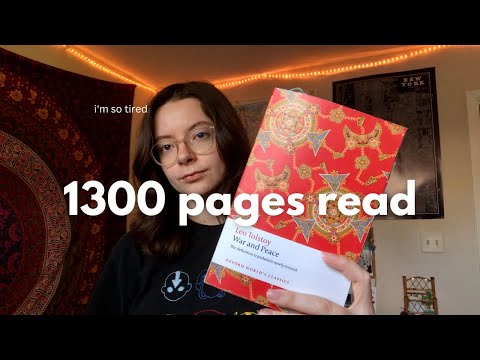 i finally finished War and Peace | reading vlog