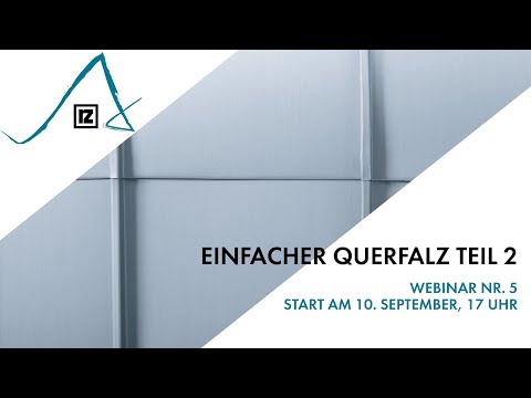 Webinar: Einfacher Querfalz - Teil 2 (💪💪)