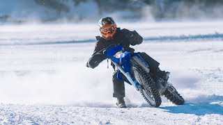 New Years Eve 2017 Okauchee Lake motorcycle ice riding