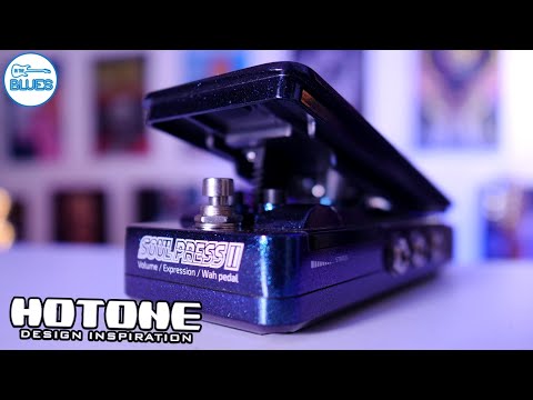 Hotone Soul Press II Volume / Expression / Wah Pedal 2021 - Present - Blue Sparkle image 3