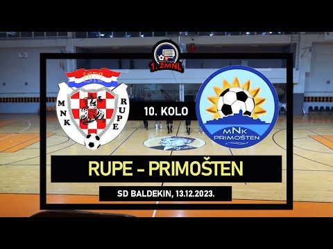 1. ŽMNL: RUPE - PRIMOŠTEN  2:1, 13.12.2023.