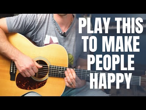 You Are My Sunshine Guitar Tutorial (with Easy Travis Picking)