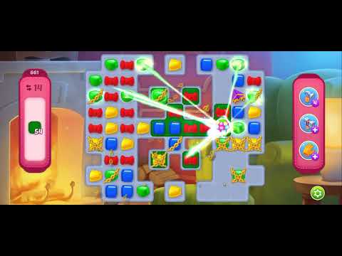 HomeScapes Level 661 Walkthrough || Grass Collectable || 3 Moves Left || Super Hard Level