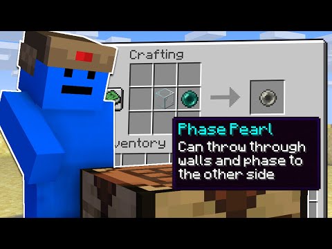 Minecraft Manhunt, But There's Custom Ender Pearls