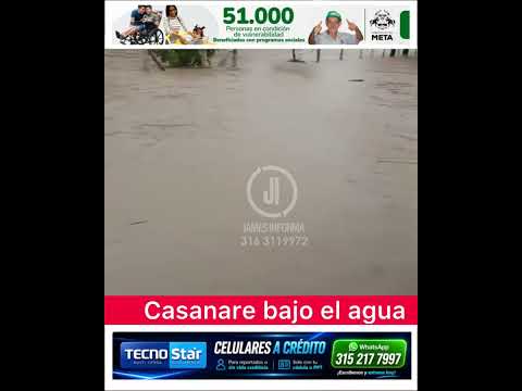 Casanare bajo el agua