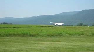 preview picture of video 'Westport NY Airport- where Lake Champlain meets the Adirondack Mts.'